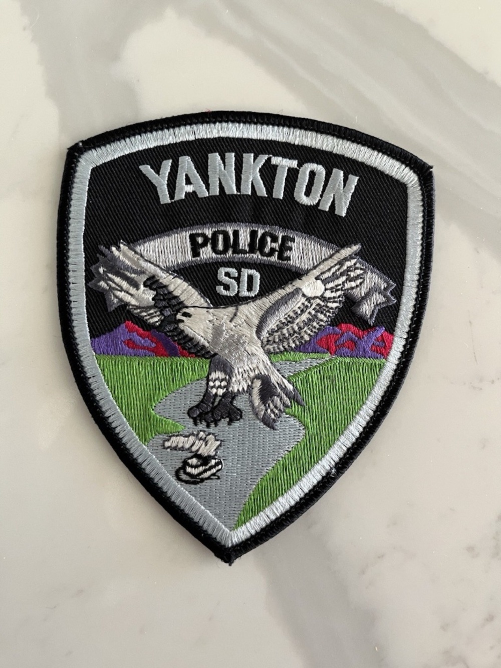 Yankton Police South Dakota Shoulder Patch New